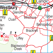 Liffey Falls Map